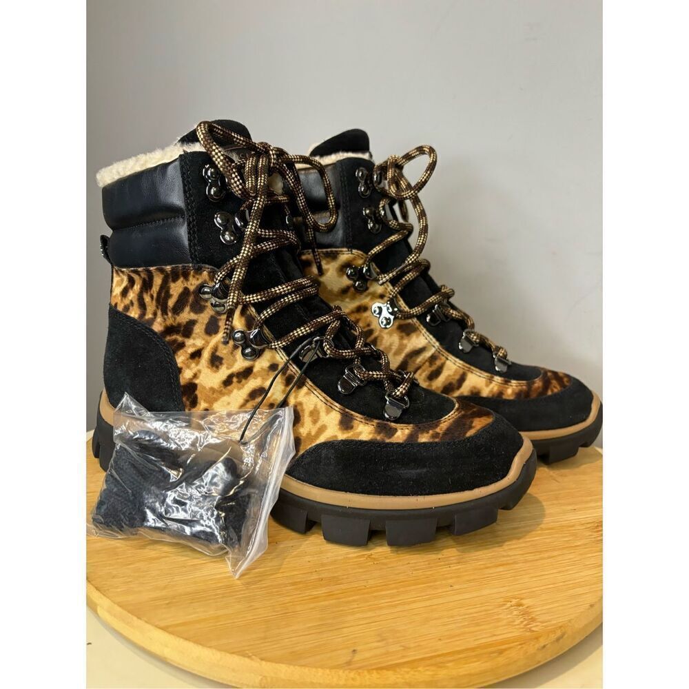 NWT Veronica Beard Women's Galina Shearling‎ Lined Winter Boots Size 6.5 - Picture 4 of 13
